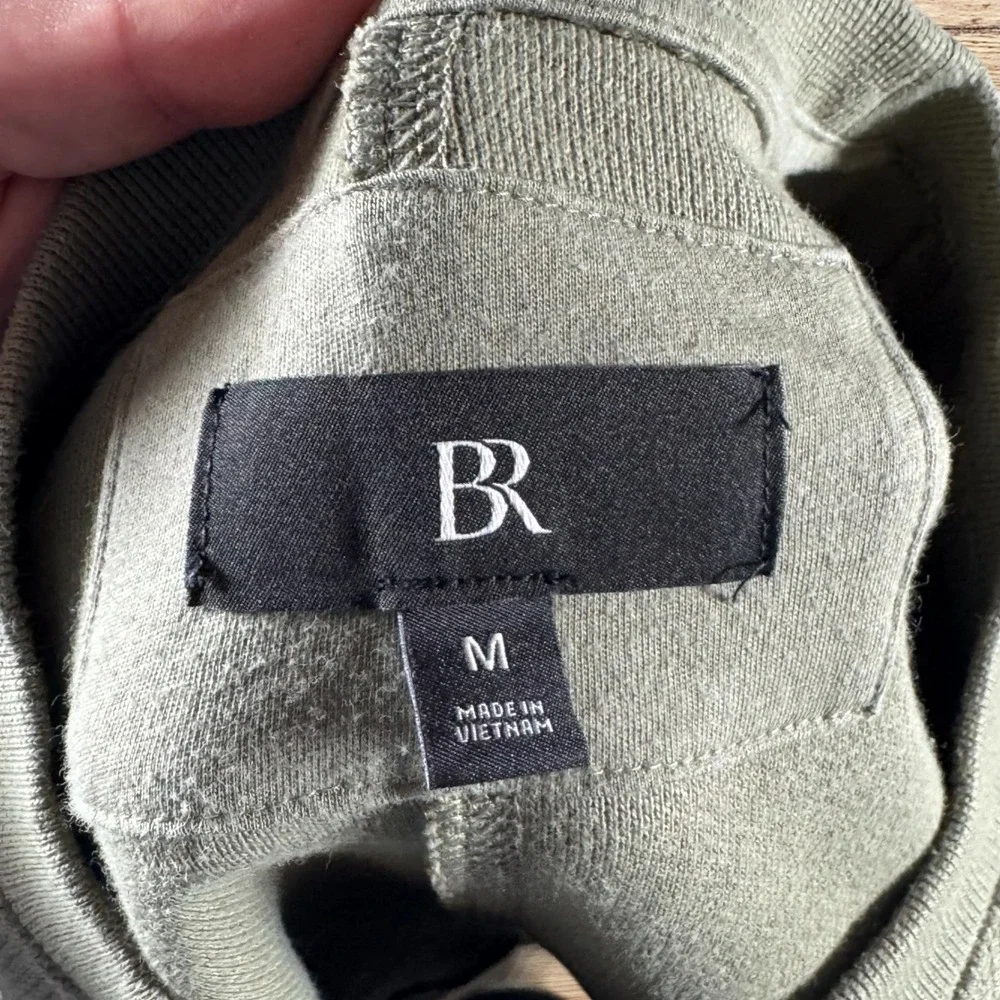 BR Banana Republic‎ Men Desert Thyme French Terry Crewneck Sweatshirt Size M